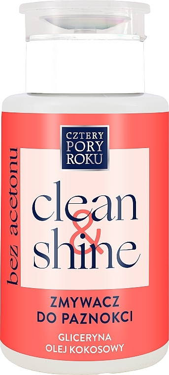 Nagellackentferner ohne Aceton - Cztery Pory Roku Clean & Shine — Bild N1