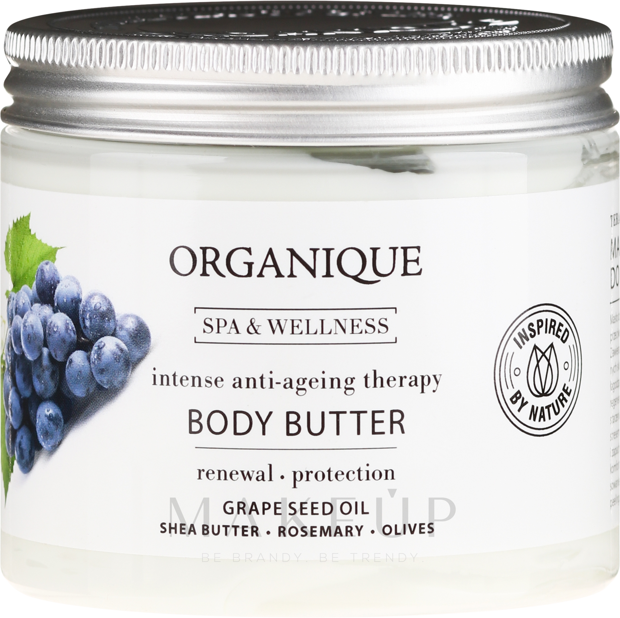 Anti-Aging Körperbutter - Organique Professional Spa Therapies Grape Body Butter — Bild 200 ml