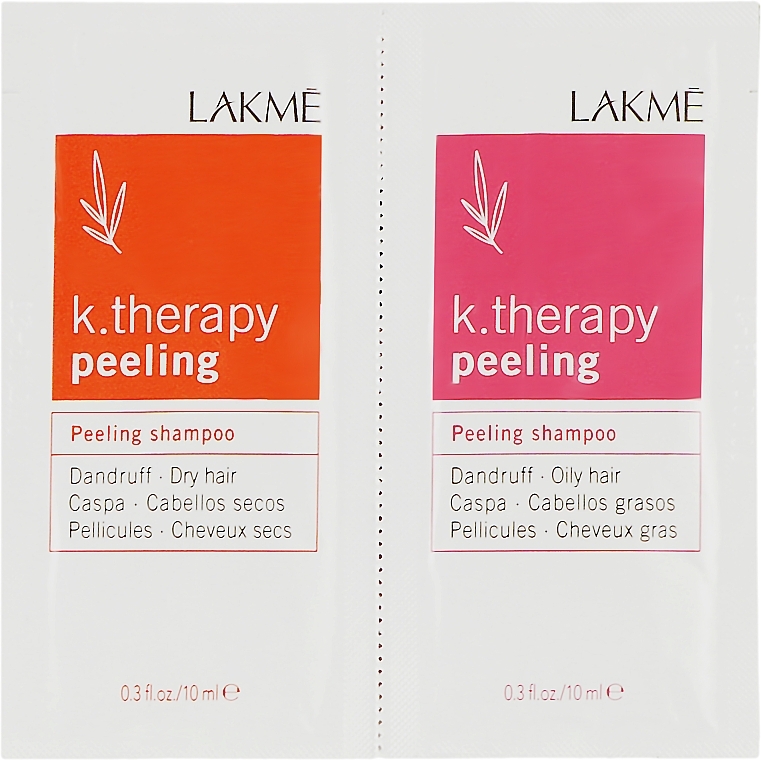 Probenset - Lakme K.Therapy Peeling (shmp/10ml + shmp/10ml) — Bild N2