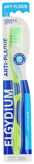 Zahnbürste weich Anti-Plaque grün - Elgydium Anti-Plaque Soft Toothbrush — Bild N1