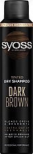 Düfte, Parfümerie und Kosmetik Tonisierendes Trockenshampoo für dunkles Haar - Syoss Tined Dry Shampoo