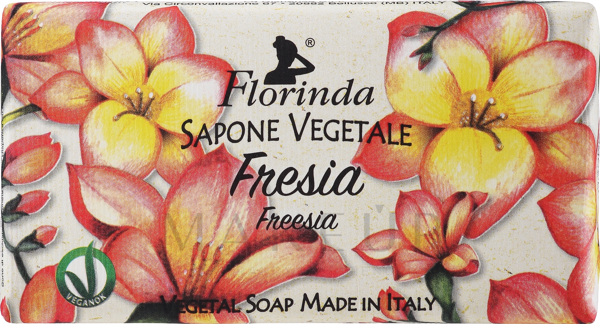 Naturseife Freesie - Florinda Sapone Vegetale Freesia — Bild 100 g