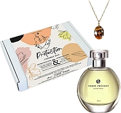 Düfte, Parfümerie und Kosmetik Duftset Protection (Eau de Parfum 50ml + Halskette)  - Institut Claude Bell Temps Present 