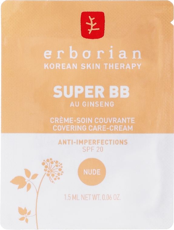 Erborian Super BB Ginseng (Probe) - BB-Creme für das Gesicht — Bild N5