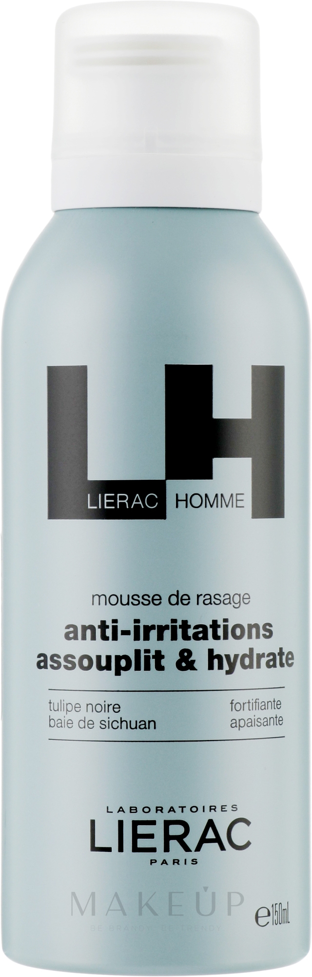 Rasiermousse für empfindliche Haut - Lierac Homme Om — Bild 150 ml