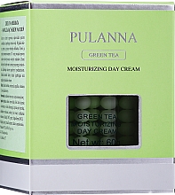 Feuchtigkeitsspendende und schützende Tagescreme für das Gesicht mit grünem Tee - Pulanna Green Tea Moisturizing Day Cream — Bild N2