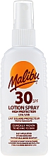 Düfte, Parfümerie und Kosmetik Lotion-Spray für den Körper mit Sonnenschutz SPF 30 - Malibu Sun Lotion Spray High Protection Water Resistant SPF 30