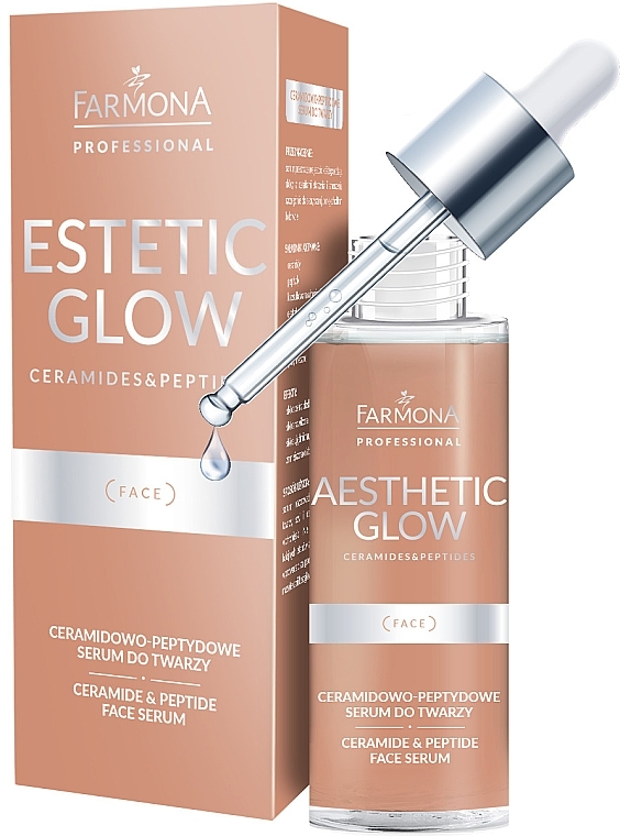 Gesichtsserum mit Ceramiden und Peptiden - Farmona Professional Aesthetic Glow Ceramide & Peptide Face Serum  — Bild N1