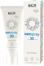 Düfte, Parfümerie und Kosmetik Sonnenschutzspray für empfindliche Haut SPF 30 - Eco Cosmetics Sun Spray Spf 30 Sensitive