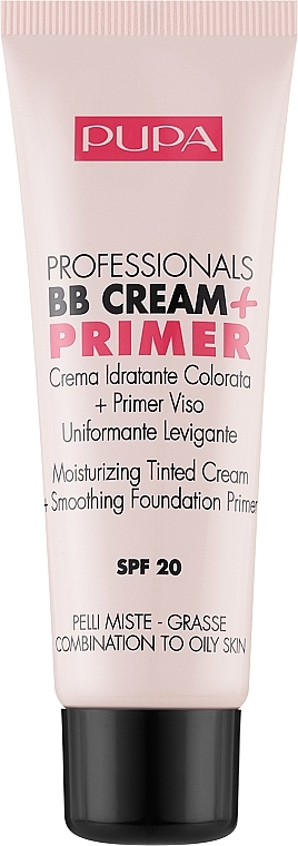 Feuchtigkeitsspendende BB Creme + Primer LSF 20 - Pupa Professionals BB Cream+Primer