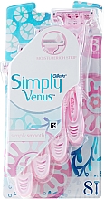 Düfte, Parfümerie und Kosmetik Einwegrasierer 8 St. - Gillette Venus 3 Simply Smooth