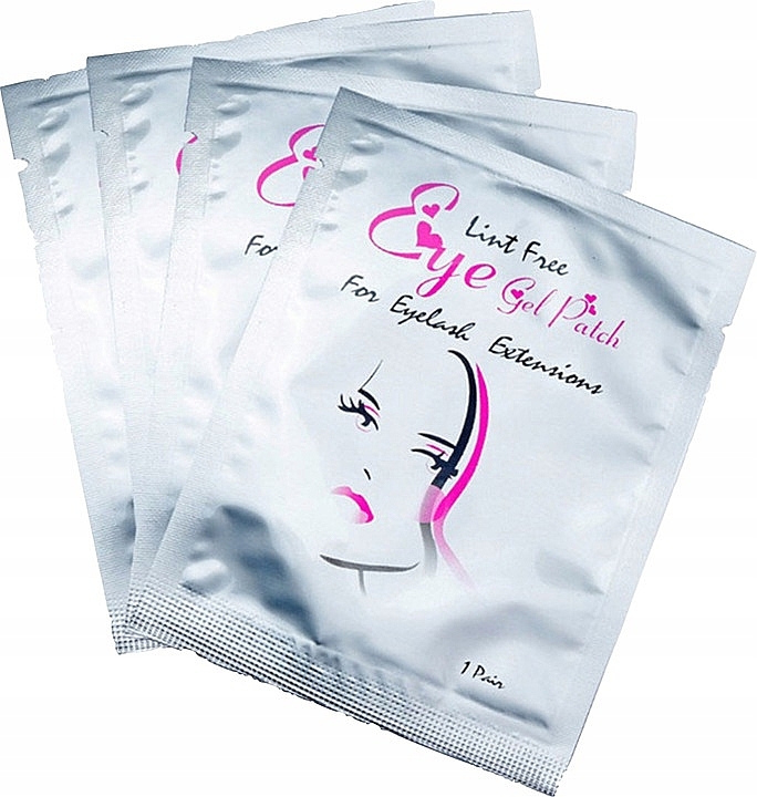 Augengel-Patches silber - Lewer Lint Free Under Eye Gel Patches For Eyelash Extensons — Bild N1