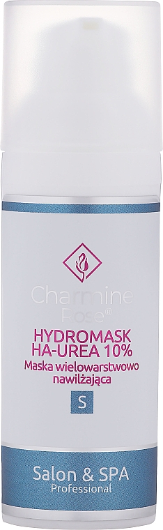 Mehrschichtige Feuchtigkeitsmaske mit Gesicht, Hals und Dekolleté - Charmine Rose Hydromask HA-Urea 10% — Bild N4