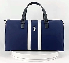 GESCHENK! Tasche blau mit weißen Streifen - Ralph Lauren — Bild N1