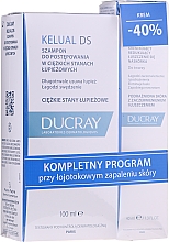 Düfte, Parfümerie und Kosmetik Haar- und Gesichtspflegeset - Ducray Kelual Ds Set (Shampoo gegen Schuppen 100ml + Gesichtscreme 40ml)
