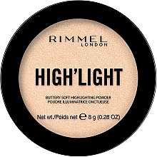 Düfte, Parfümerie und Kosmetik Highlighter-Puder für das Gesicht - Rimmel High'Light