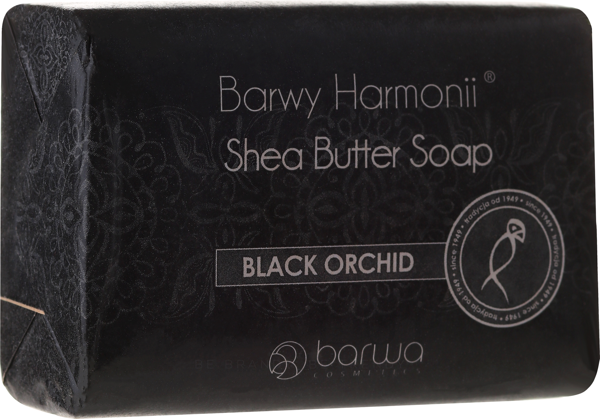 Sheabutter Seife mit Schwarzer Orchidee - Barwa Harmony Soap Black Orchid — Bild 190 g