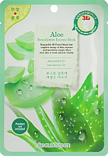 Feuchtigkeitsspendende und glättende Tuchmaske für das Gesicht mit Aloeextrakt - Beauugreen Contour 3d Aloe Essence Mask — Bild N1