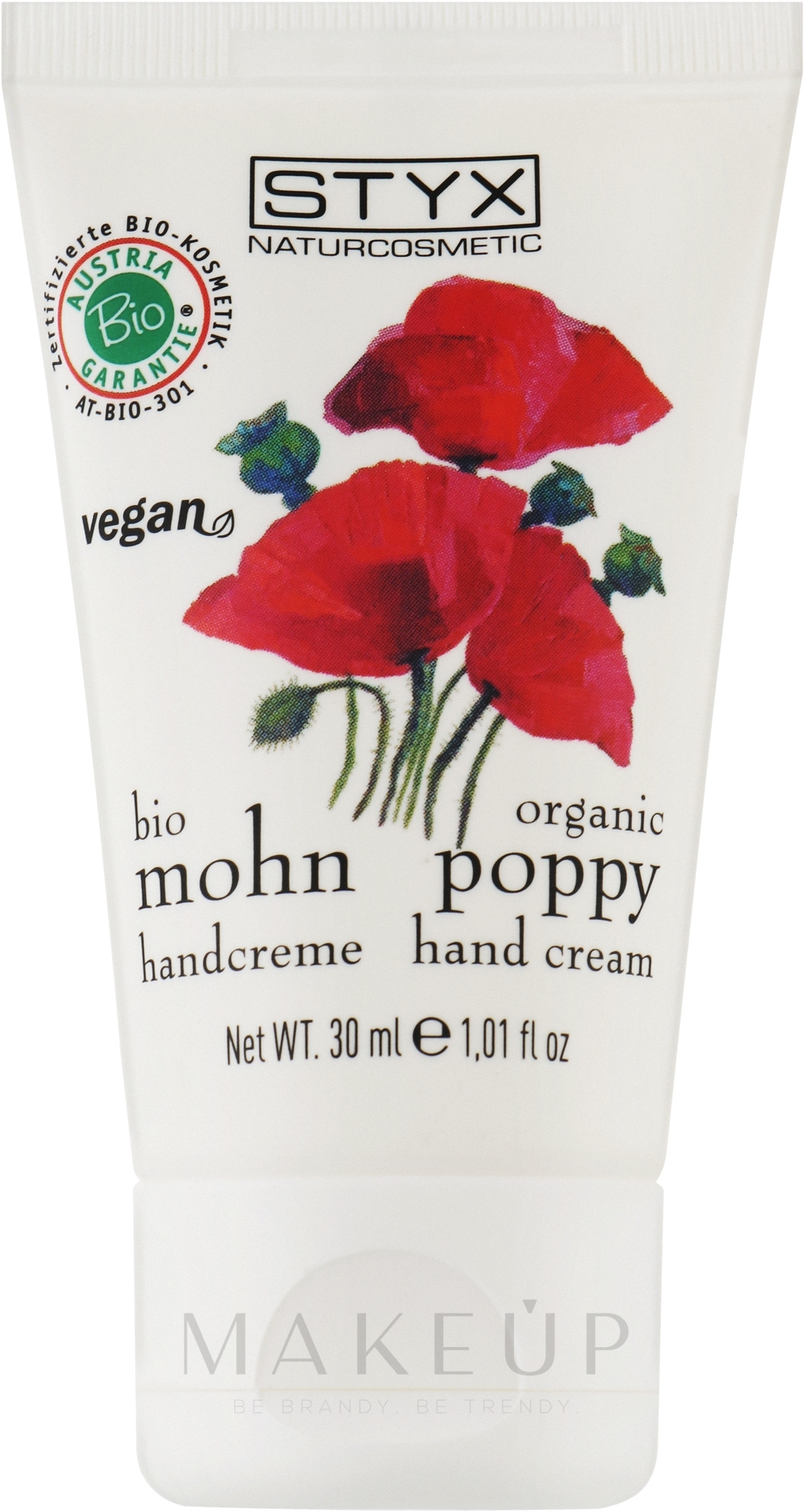 Handcreme mit Mohn - Styx Naturcosmetic Mohn Poppy Hand Cream — Bild 30 ml