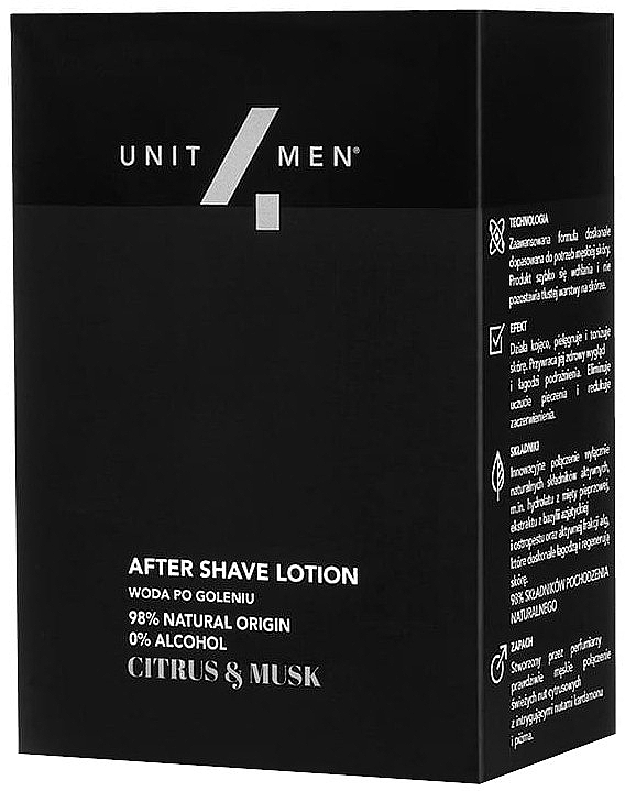 After Shave Lotion - Unit4Men Citrus&Musk After Shave Lotion — Bild N2