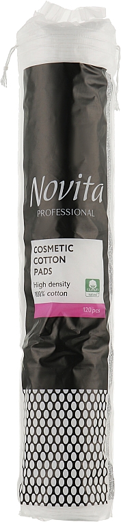 Kosmetische Wattepads 120 St. - Novita Cosmetic Cotton Pads — Bild N1