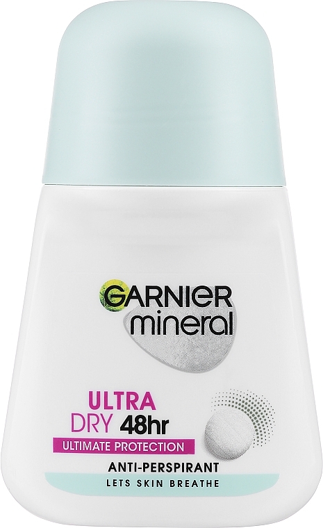 Deo Roll-on Antitranspirant - Garnier Mineral UltraDry Antiperspirant 48h Roll On — Bild N1