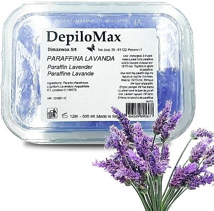 Kosmetisches Paraffin Lavendel - DimaxWax DepiloMax Parafin Lavander — Bild N1