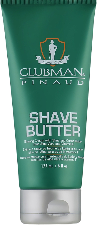Rasierbutter mit Aloe und Vitamin E - Clubman Pinuad Shave Butter — Bild N1