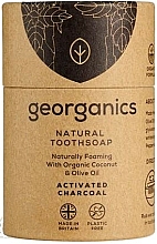 Zahnseife mit Aktivkohle - Georganics Tooth Soap Stick Activated Charcoal — Bild N1