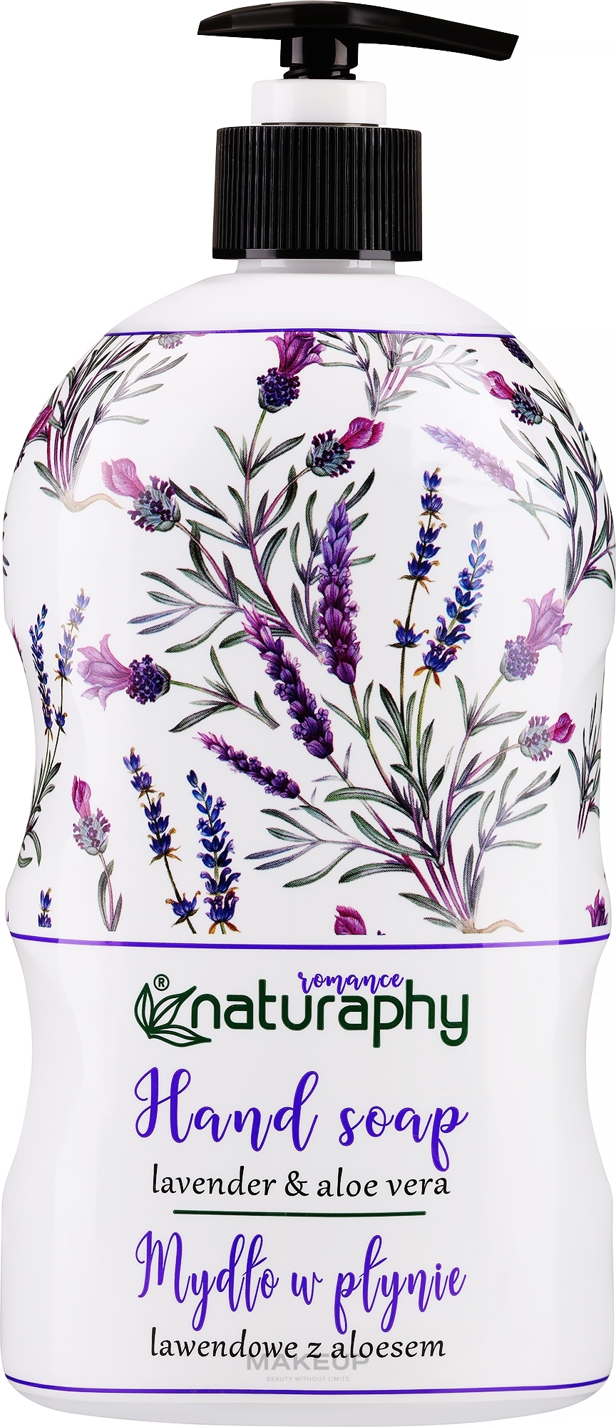 Flüssigseife mit Lavendel und Aloe Vera - Naturaphy Hand Soap — Bild 650 ml