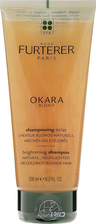 Aufhellendes Shampoo für blondes Haar - Rene Furterer Okara Blond Blonde Radiance Ritual Brightening Shampoo — Bild N1
