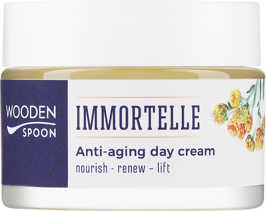 Anti-Aging Tagescreme mit Strohblume - Wooden Spoon Anti-Aging Day Cream Immortelle & Superseeds — Bild N2