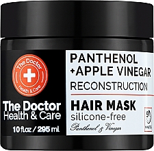 Haarmaske Rekonstruktion - The Doctor Health & Care Panthenol + Apple Vinegar Reconstruction Hair Mask — Bild N1
