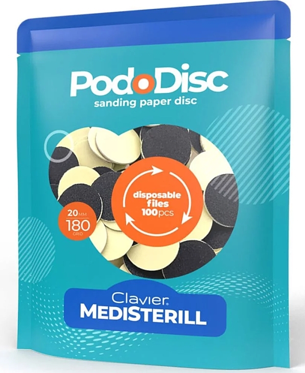 Ersatzscheiben für Pediküre-Disk M 180/20 mm - Clavier Medisterill PodoDisc — Bild N1
