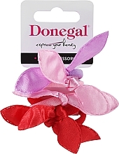 Düfte, Parfümerie und Kosmetik Haargummi FA-5682+1 rot, rosa, lila 5 St. - Donegal