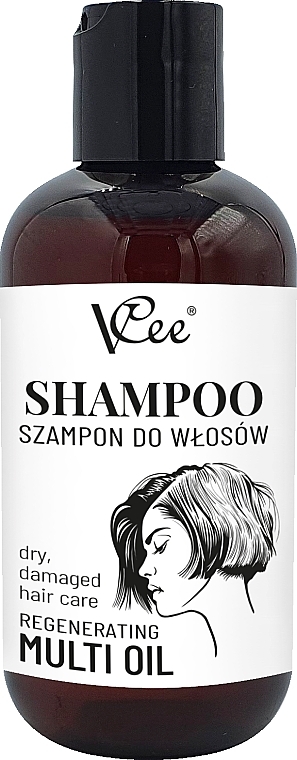Shampoo für trockenes und strapaziertes Haar - VCee Regenerating Shampoo With Multi Oil Complex For Dry & Damaged Hair — Bild N1
