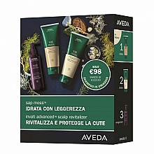 Düfte, Parfümerie und Kosmetik Haarpflegeset - Aveda Kit Sap Moss (Shampoo 200ml + Conditioner 200ml + Serum 150ml)