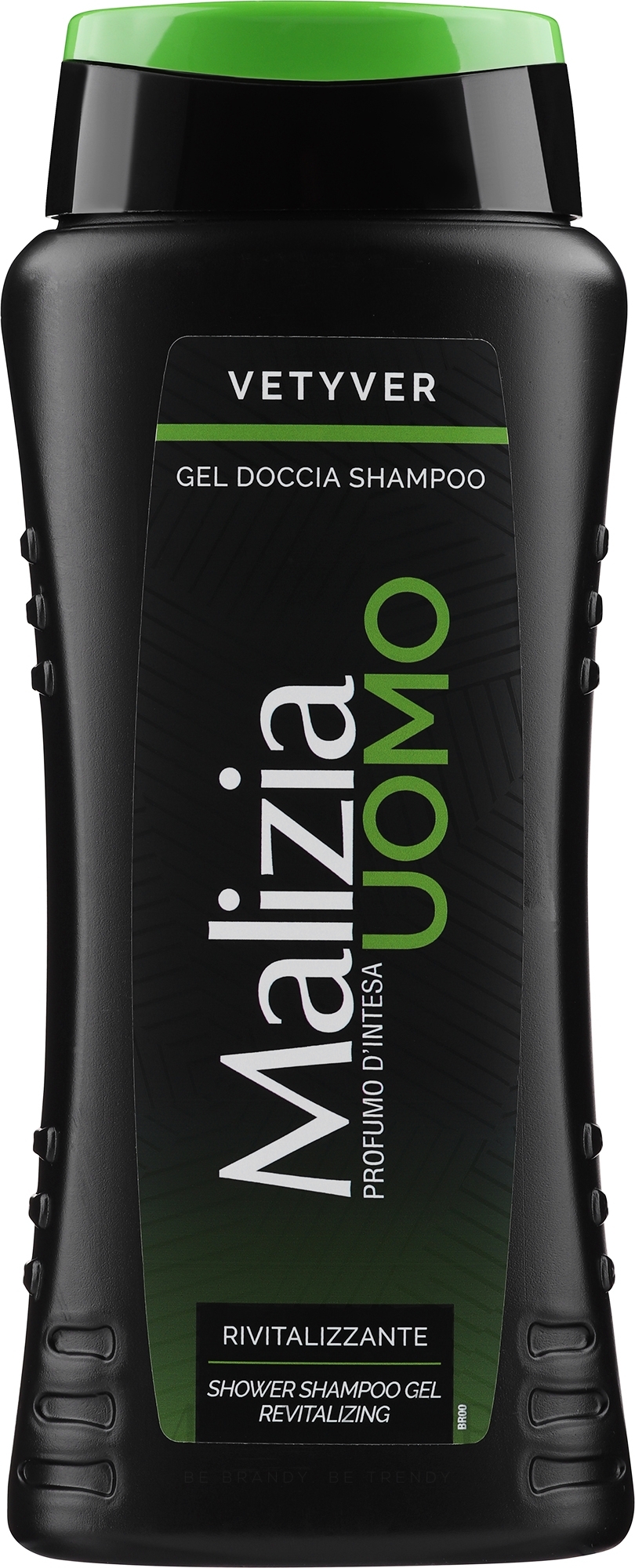 2in1 Shampoo-Duschgel - Malizia Vetyver Uomo — Bild 250 ml