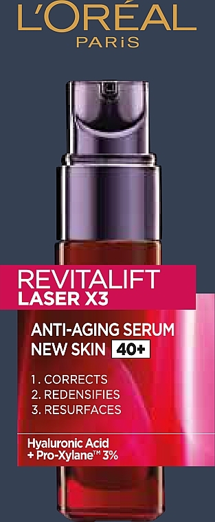 Regenerierendes Anti-Aging Gesichtsserum - L'Oreal Paris Revitalift Laser X3 — Bild N6