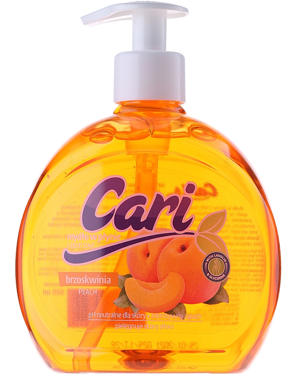 Flüssige Handseife Pfirsich - Cari Peach Liquid Soap