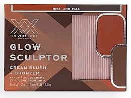 Düfte, Parfümerie und Kosmetik Creme-Rouge und Bronzer - XX Revolution Glow Sculptor Cream Blush & Bronzer 