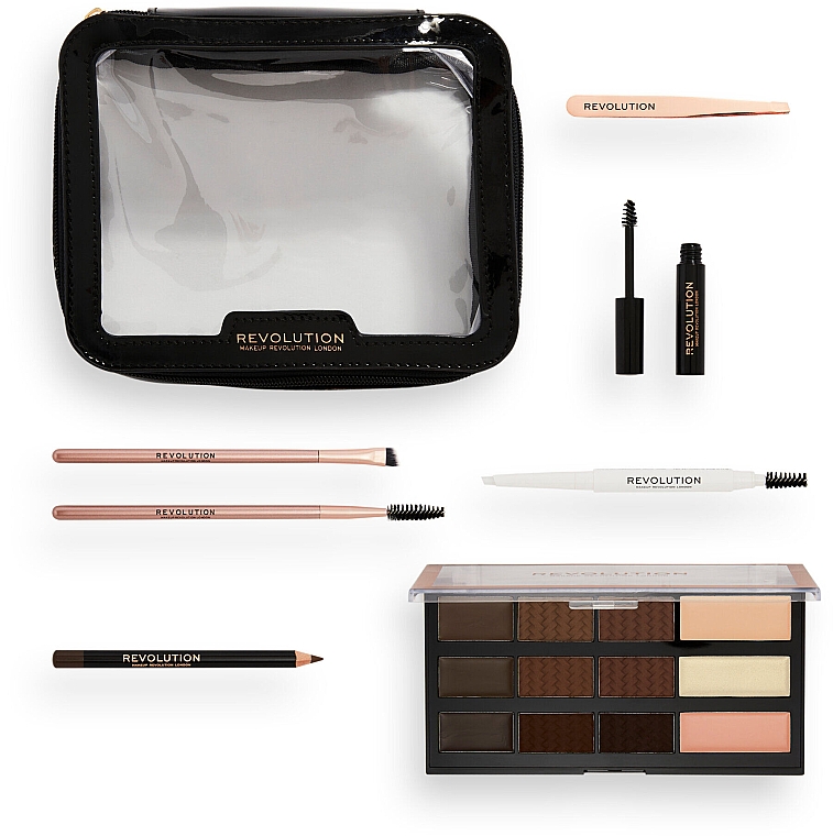 Set 8 St. - Makeup Revolution "The Everything" Brow Kit Gift Set  — Bild N4
