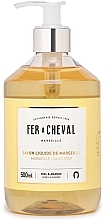 Düfte, Parfümerie und Kosmetik Flüssige Marseille-Seife Honig und Mandeln - Fer A Cheval Marseille Liquid Soap Honey & Almond