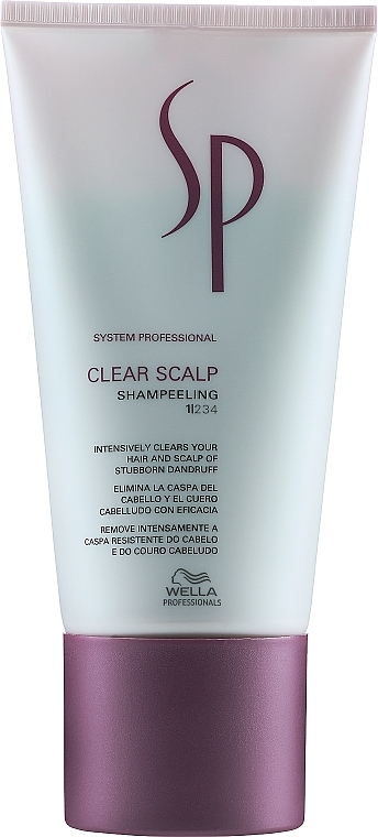 Intensives Shampoo gegen Schuppen - Wella Professionals Clear Scalp Shampeeling  — Bild N1