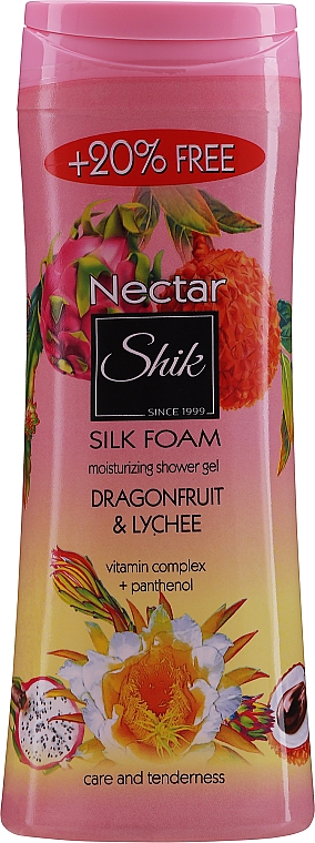 Feuchtigkeitsspendendes Duschgel mit Panthenol und Litschi-Extrakt - Shik Nectar Silk Foam — Bild N3