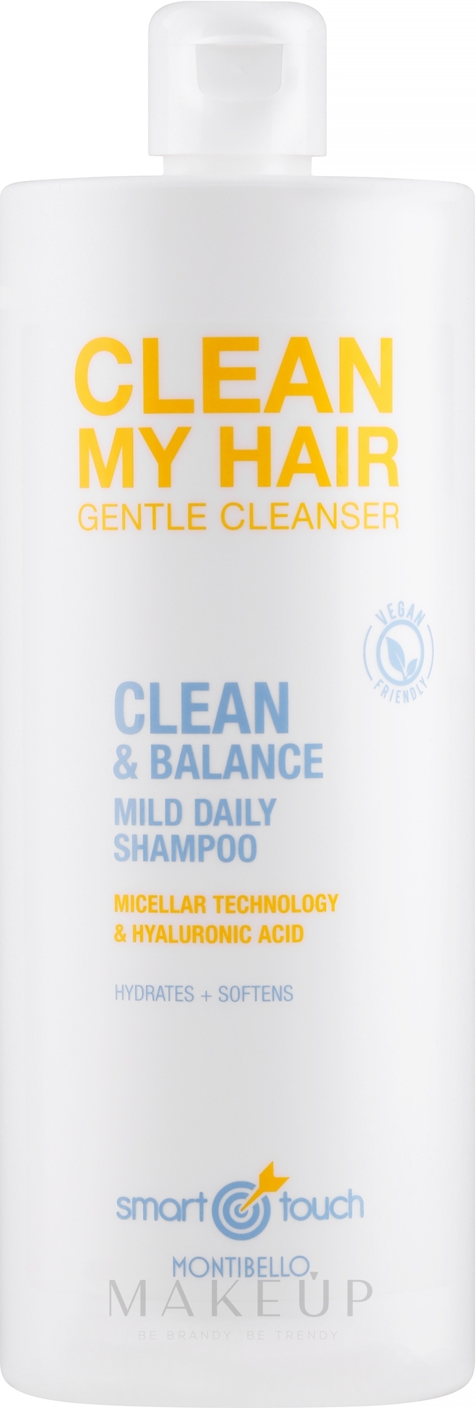 Mizellenshampoo mit Hyaluronsäure - Montibello Smart Touch Clean My Hair — Bild 1000 ml
