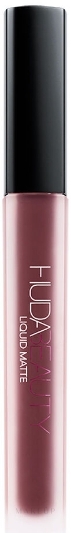 Flüssiger matter Lippenstift - Huda Beauty Liquid Matte Ultra-Comfort Transfer-Proof Lipstick — Bild Famous