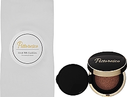 Düfte, Parfümerie und Kosmetik Cushion-Puder für das Gesicht mit halbmattem Finish - Pittoresco Cover BB Cushion