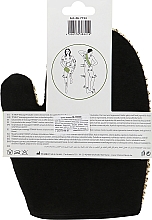 Schwarzer Massagehandschuh 16x23 - Titania — Bild N2