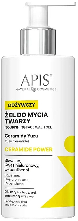 Pflegendes Waschgel  - APIS Professional Ceramide Power Nourishing Face Wash Gel  — Bild N1